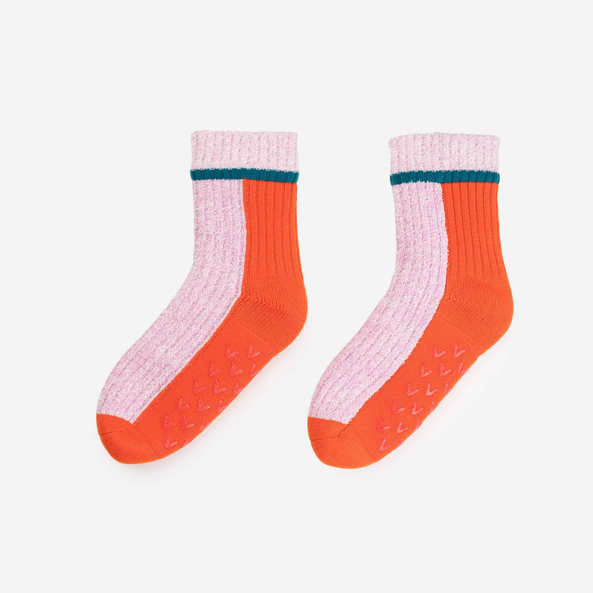 Color Ragg House Socks: Poppy Lilac (S/M)