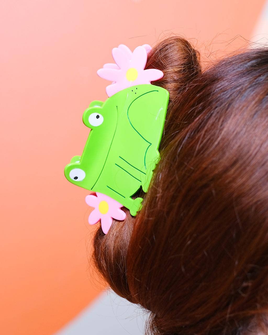 Princess Frog Hair Claw Clip