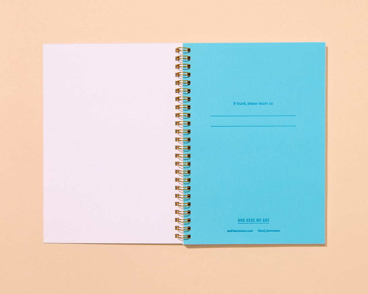 Bows Letterpress Spiral Notebook - Coquette