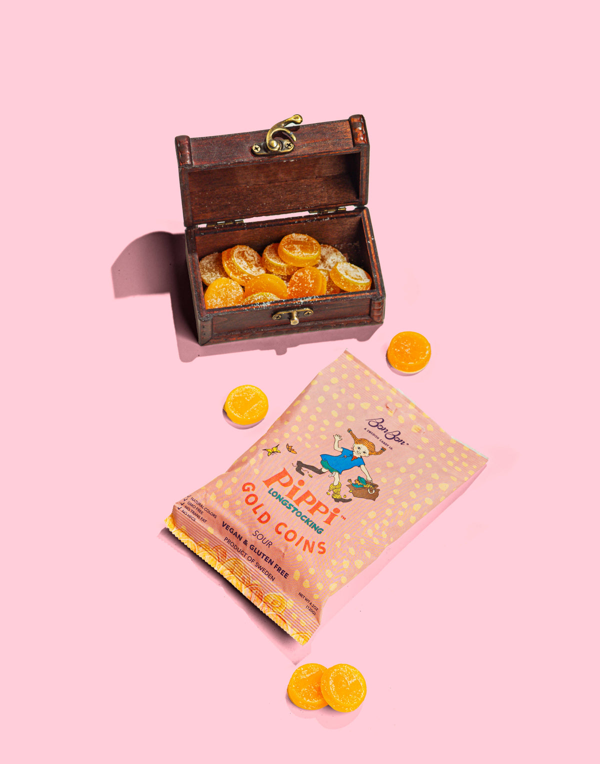 Pippi Longstocking Gold Coins - Swedish Candy