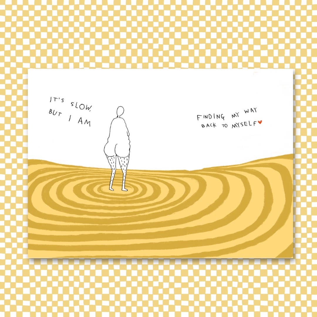 BACK TO MYSELF Art Print