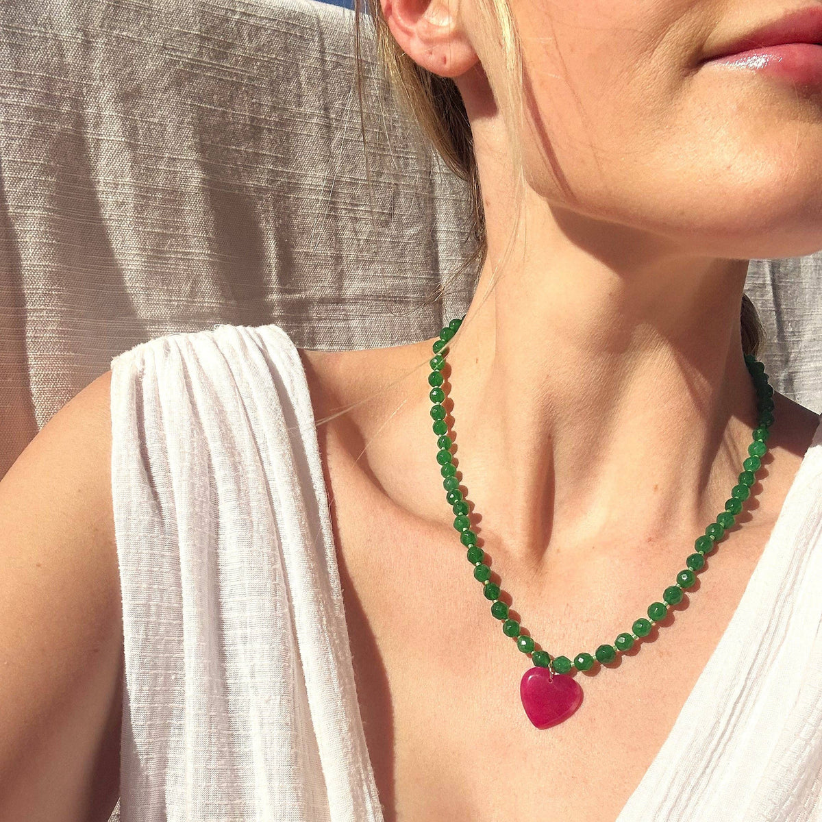 Abel Beaded Necklace: 18 inch