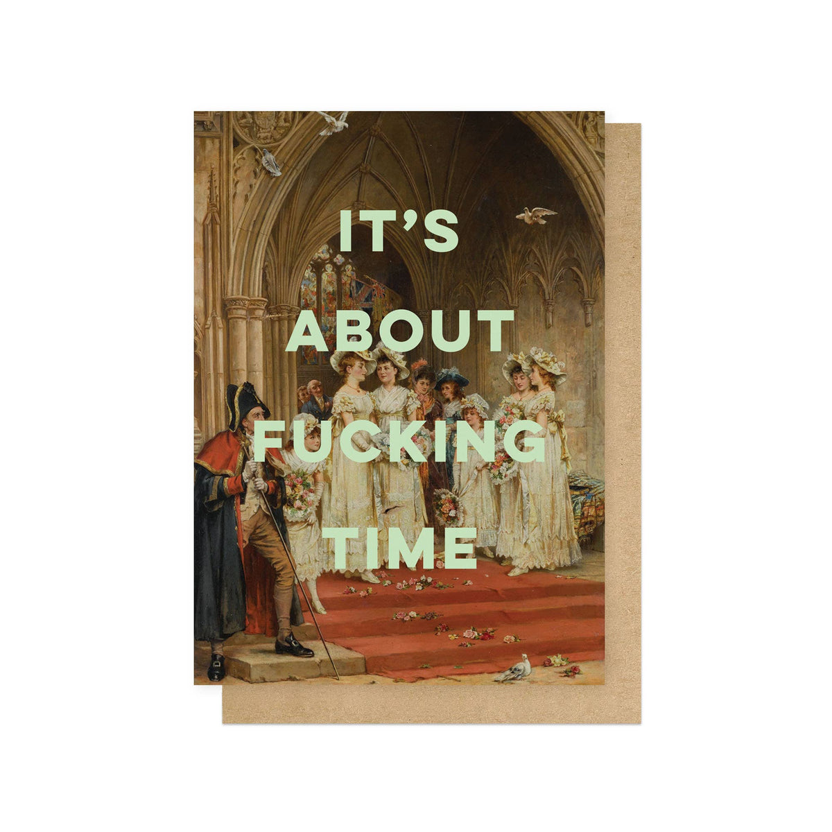 It's About Time Greetings Card: Bio-Cello