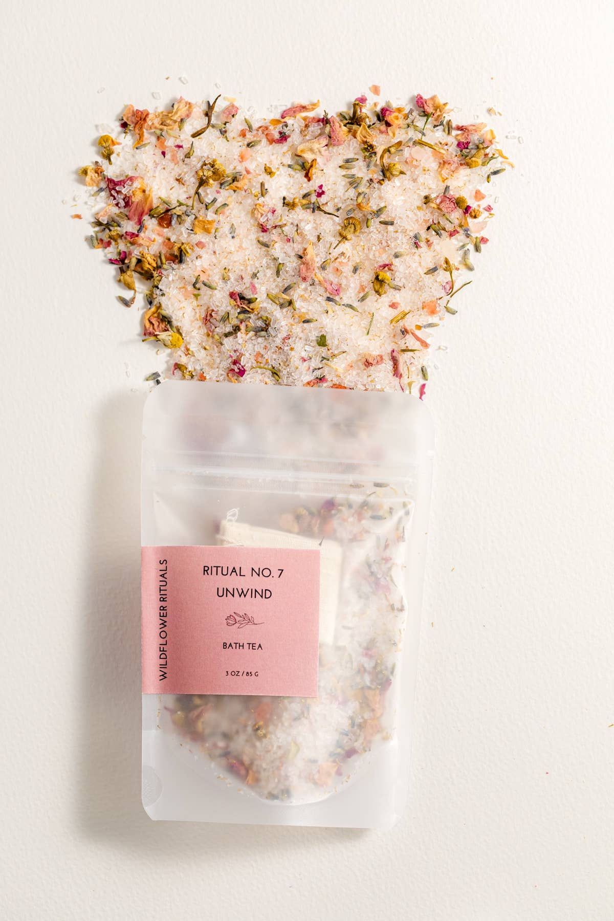 Ritual No. 7 Unwind Botanical Bath Tea - Vetiver Lavender