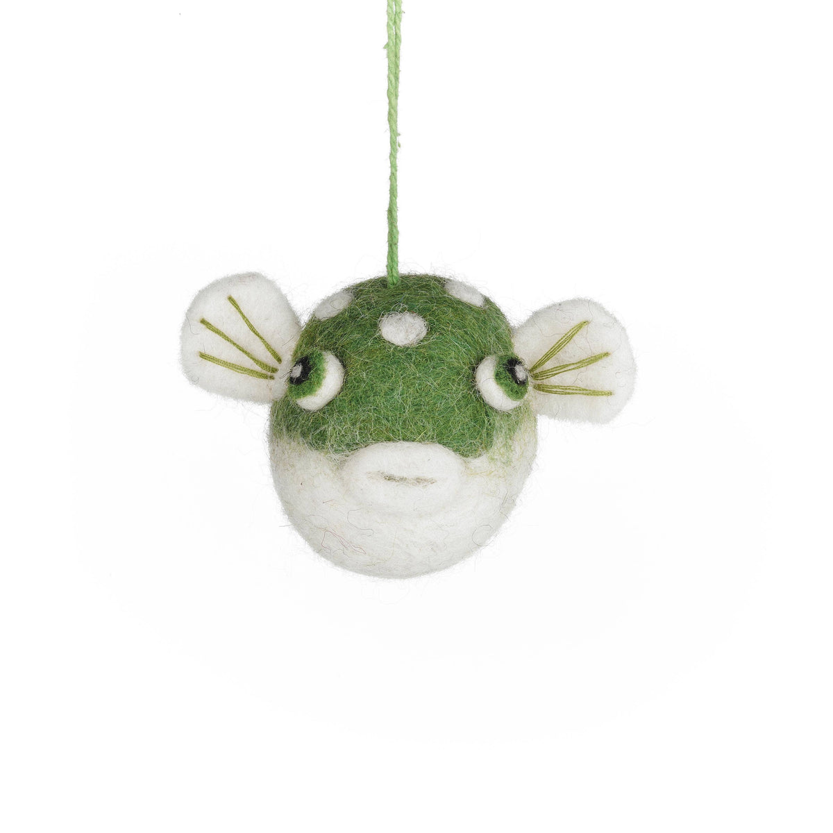 Felt Puffer Fish Sealife Ornament
