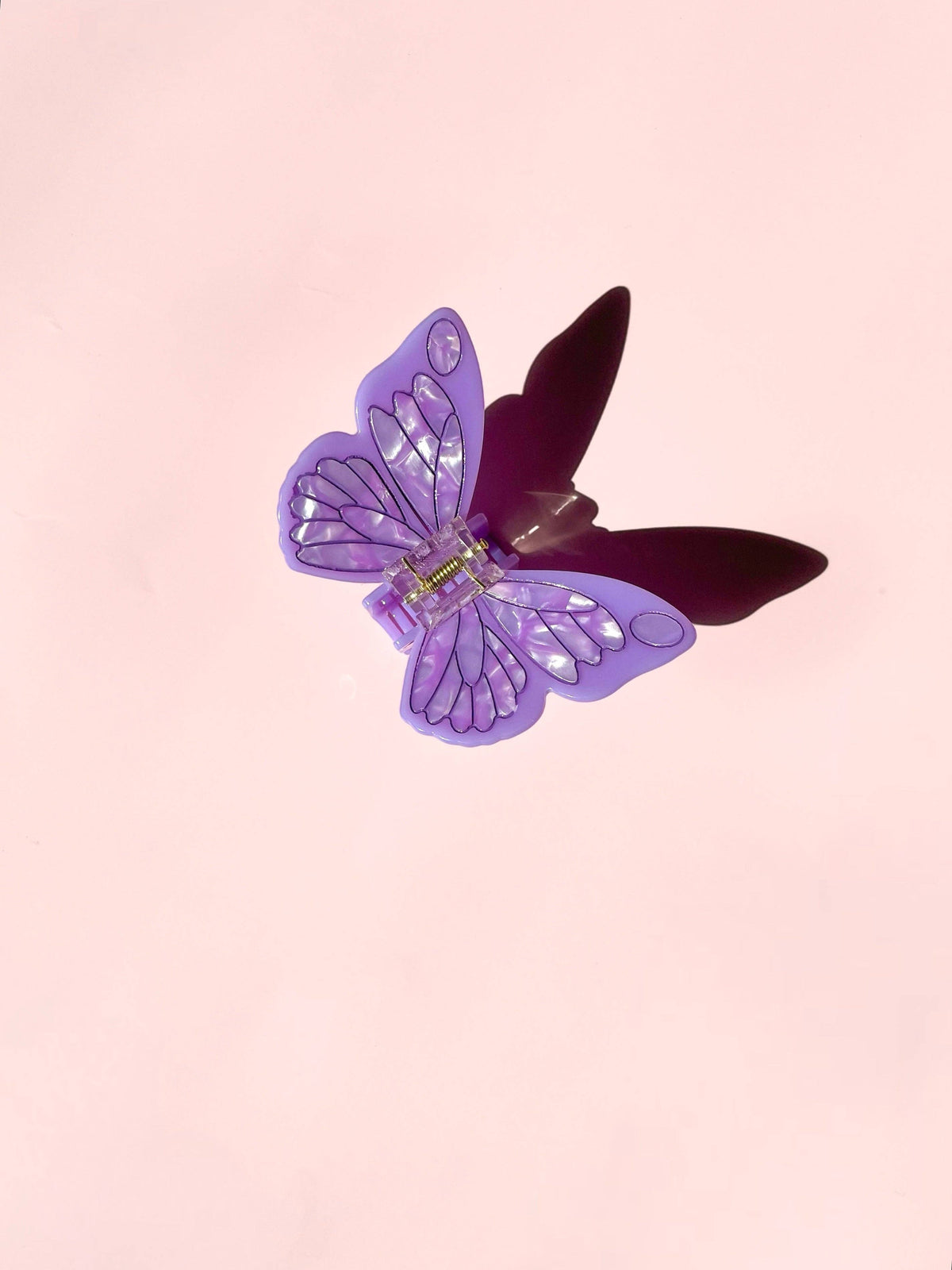 Butterfly Claw Clip // Cellulose Acetate: Tortoise