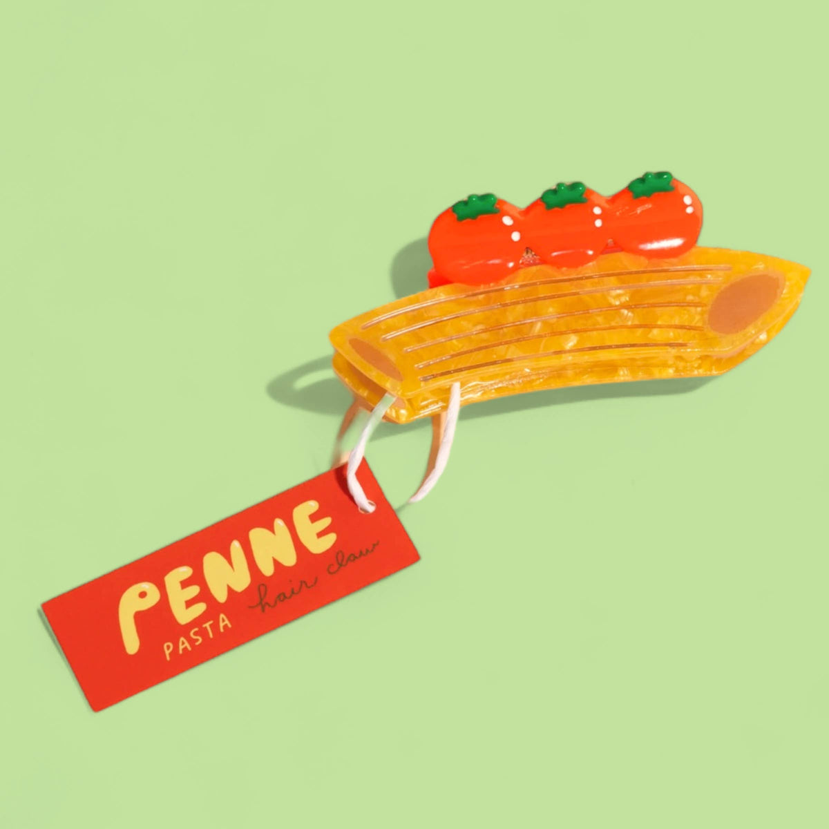 PENNE Tomato HAIR CLAW