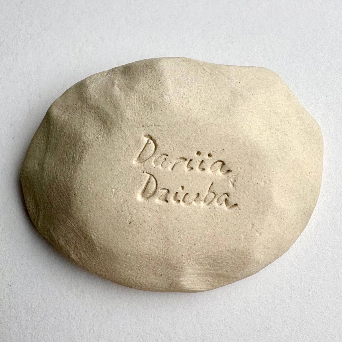 Tiny Handcrafted Ceramic Dish – Creamy Glazed Mini Catchall (2” x 1.25”)
