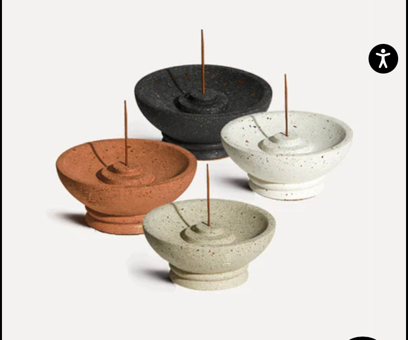 Concrete Incense Holders (Assorted Colors)