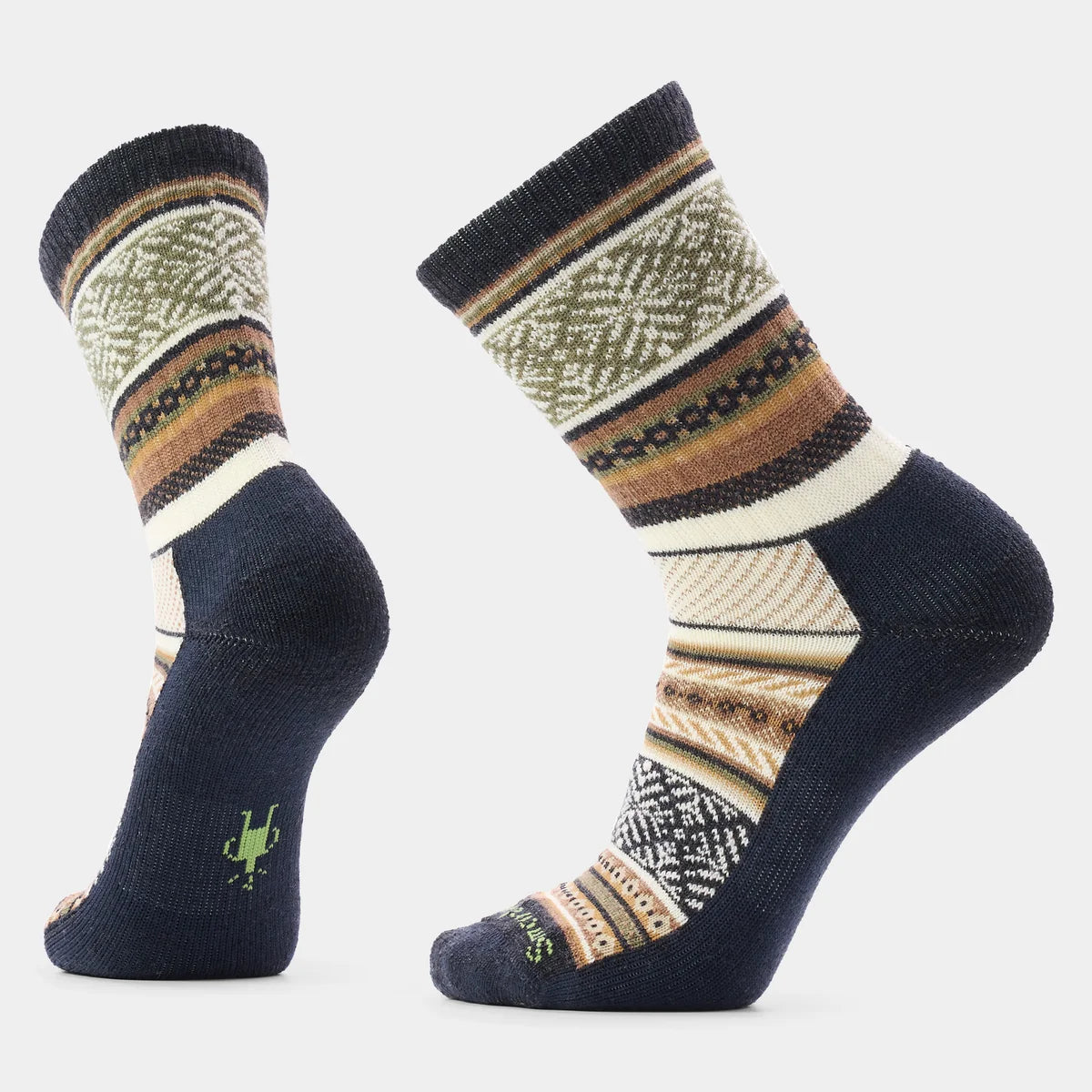 Everyday Cozy Fairisle LC Crew - Charcoal (003)