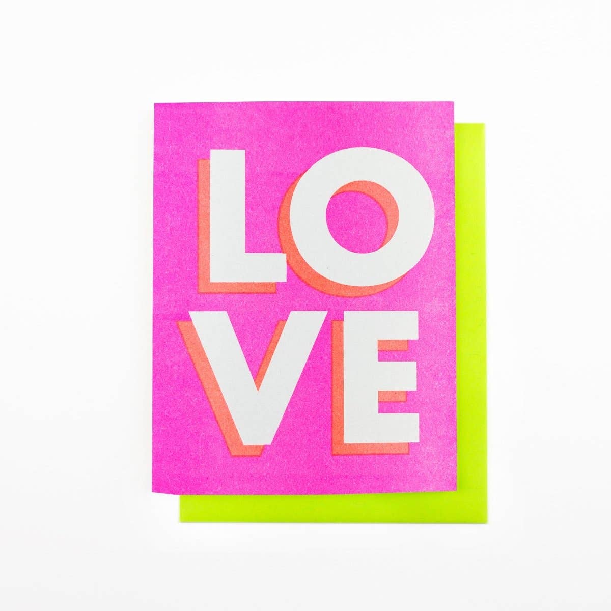 Square LOVE - Risograph Love Card