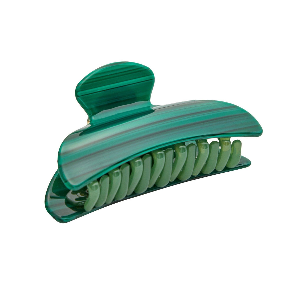 Midi Heirloom Claw in Malachite