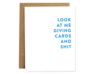 Cards & Shit Just Because Card