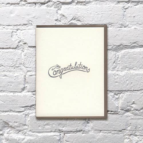 Congratulations Ring Wedding Engagement Card