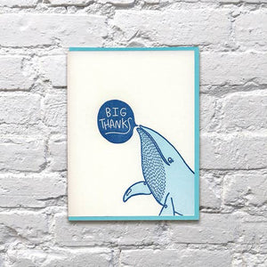 Big Thanks Whale Card