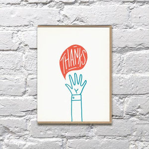 Thanks Hand Card