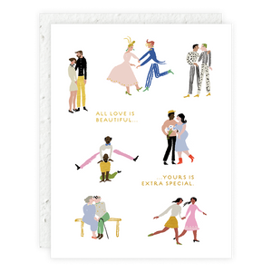 All Love Is Beautiful - Wedding/Engagement Card