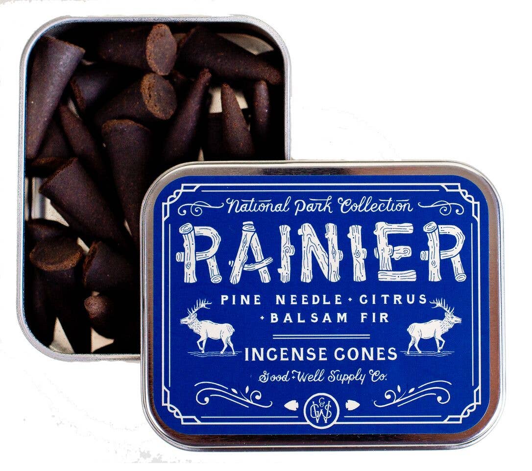 Good &amp; Well Supply Co: Rainier  Incense - Balsam Fir Pine needle + Citrus