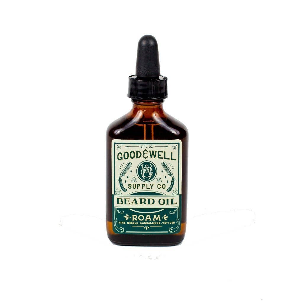 Good & Well Supply Co: Roam Men's Beard Grooming Oil