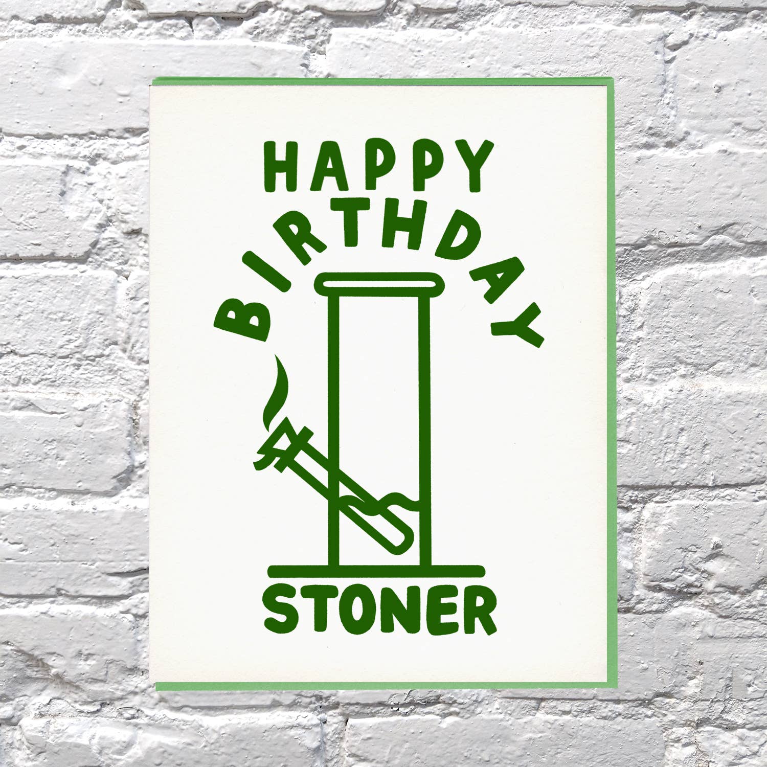 Stoner Birthday letterpress card