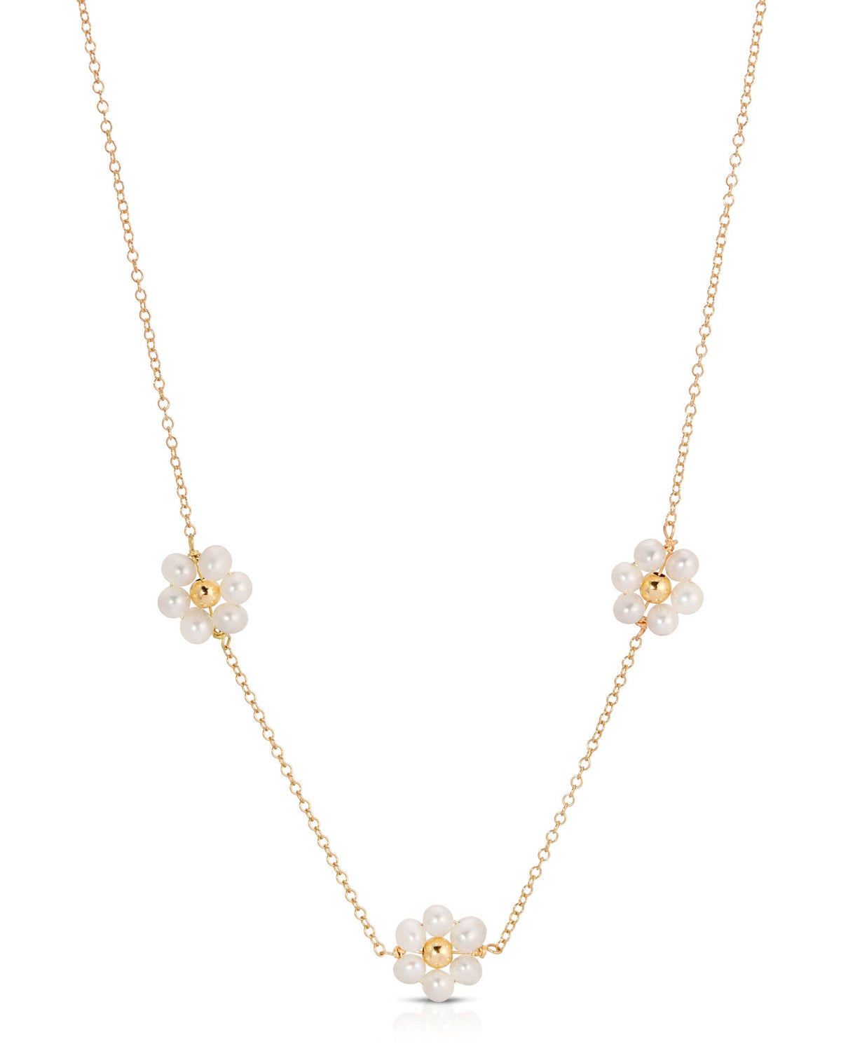 Fiores Flower Choker Necklace