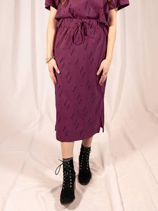 Isla Skirt Diamond Vine Dark Purple