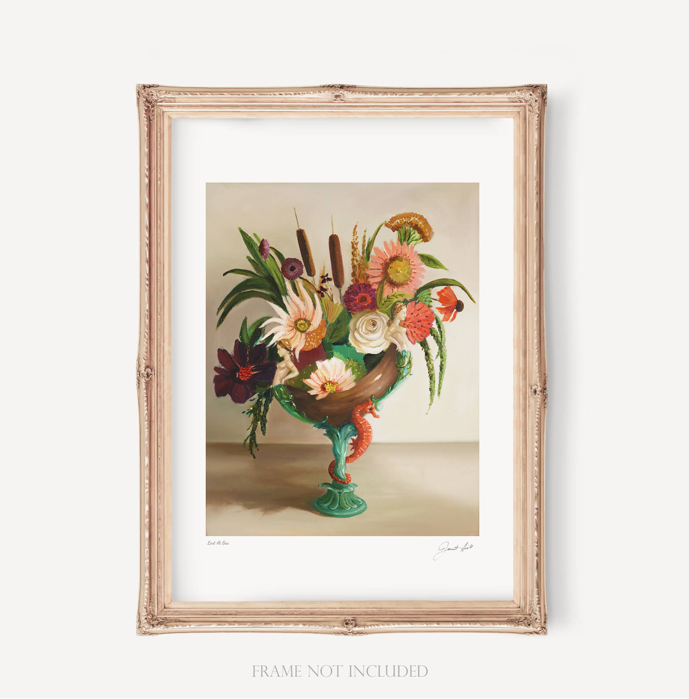 Lost at Sea. 10.75"x14" Art Print