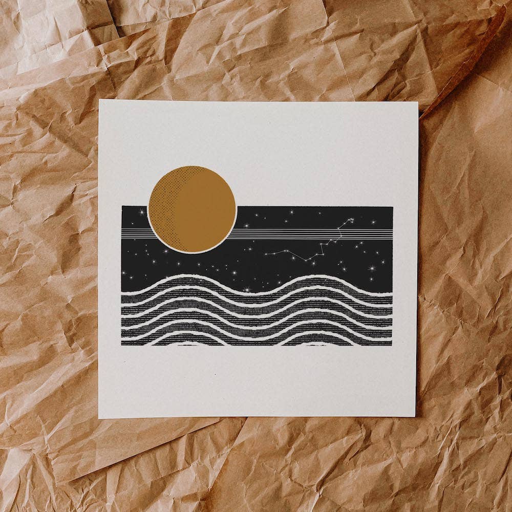 The Moon and Her Waves