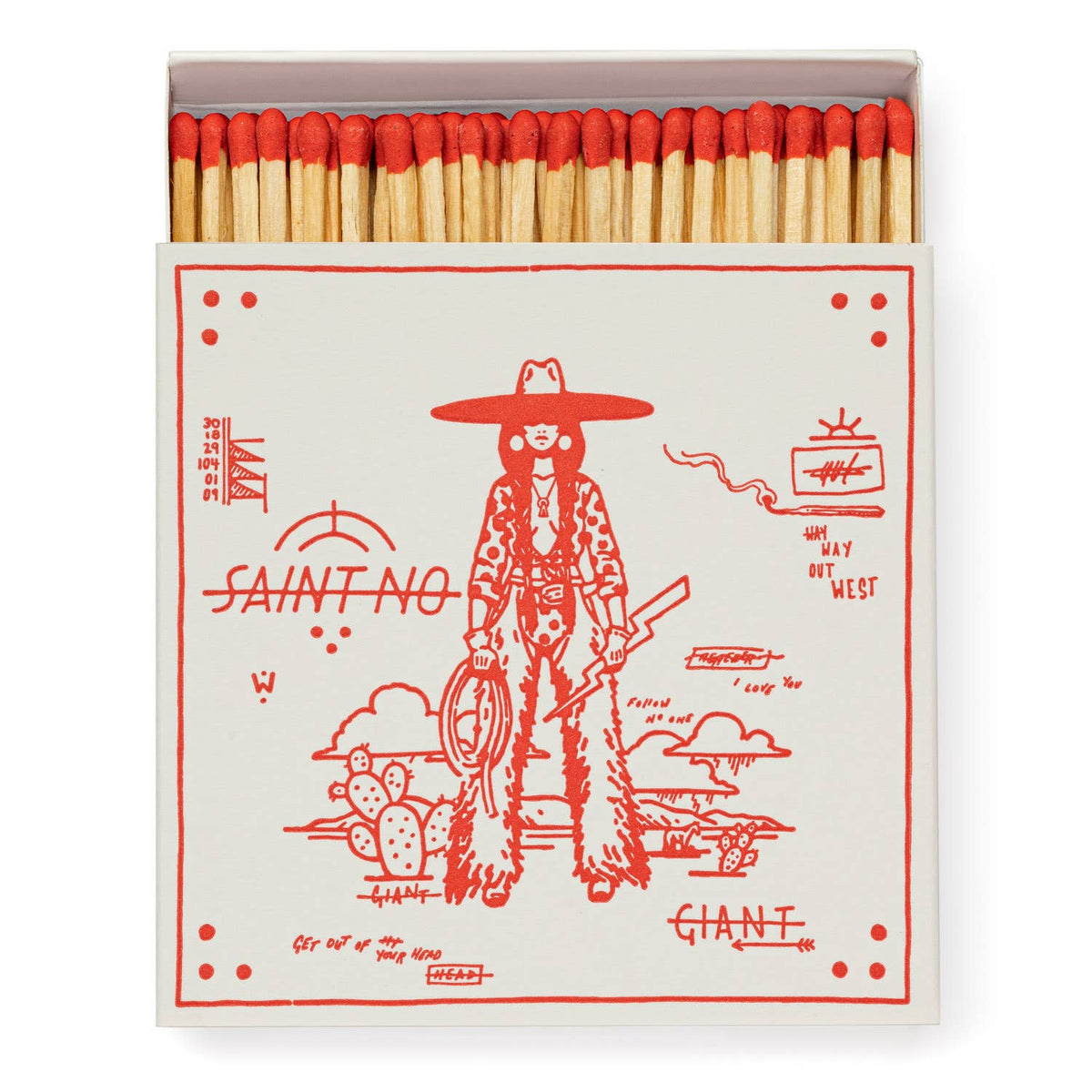 Lightning Bolt Matchbox Matches