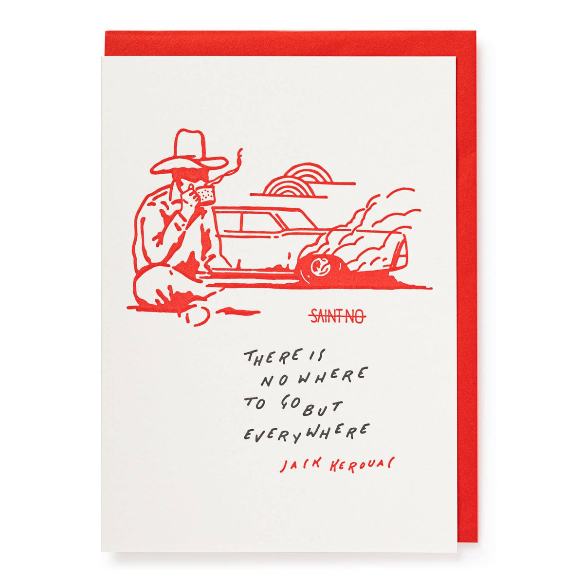 Nowhere to go Greeting Card
