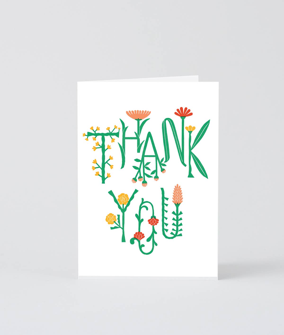 &#39;Thank You Vine&#39; Greetings Card