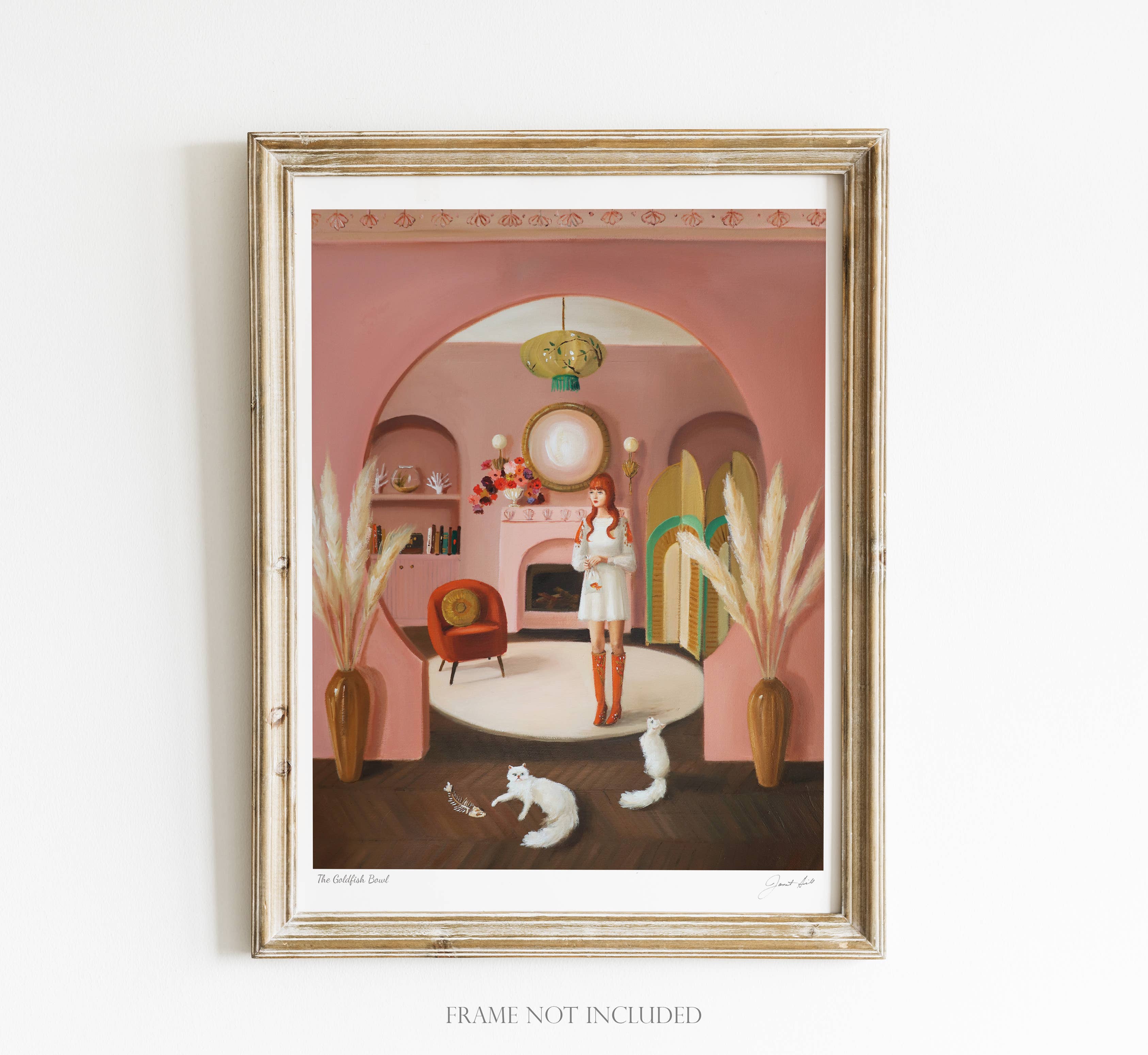 The Goldfish Bowl. 8.5"x11" Art Print