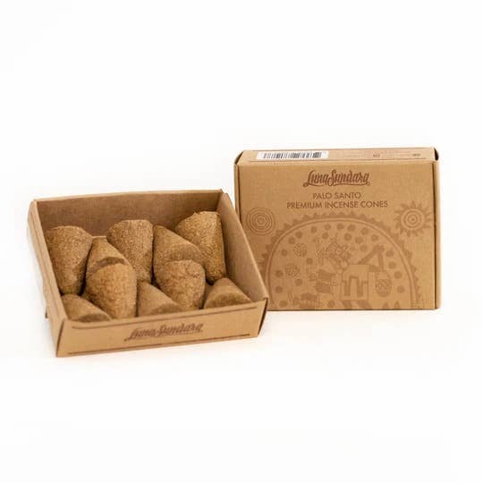 Luna Sundara: Premium Palo Santo  Incense Cones