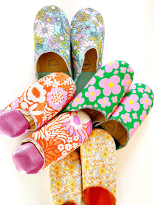 Margot Floral Babouche Slippers, Four colors