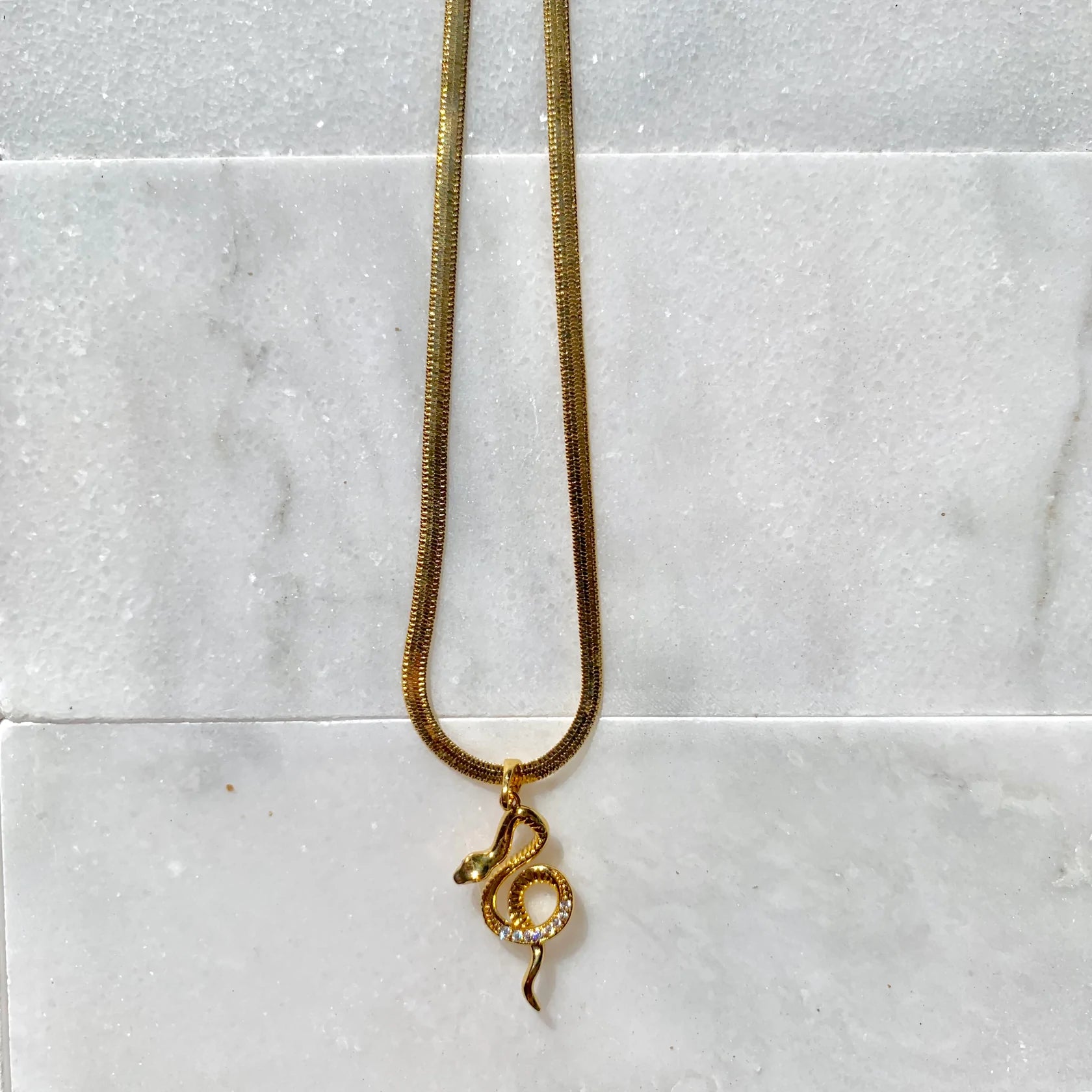 Snake king necklace