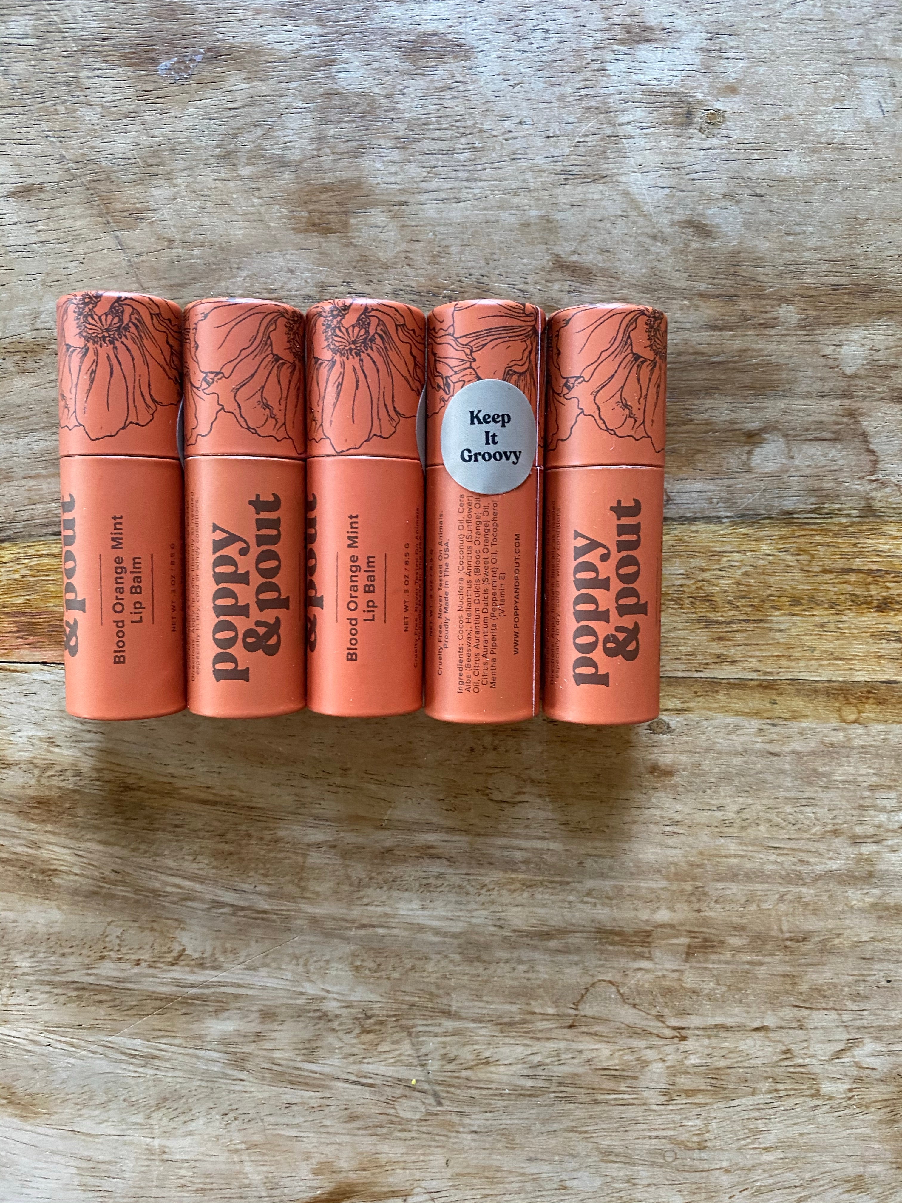 Poppy & Pout: Natural lip balms