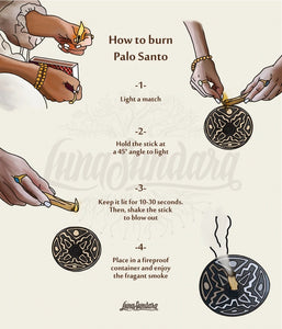 Luna Sundara: 100 Grams of Premium Palo Santo Smudging Sticks (Approximately 15-20 Sticks)