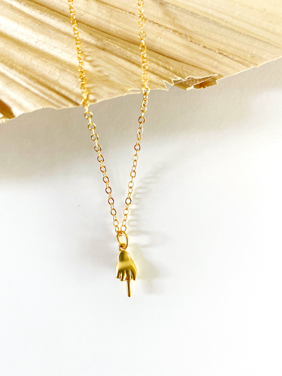 Fuck it - peace sign necklace