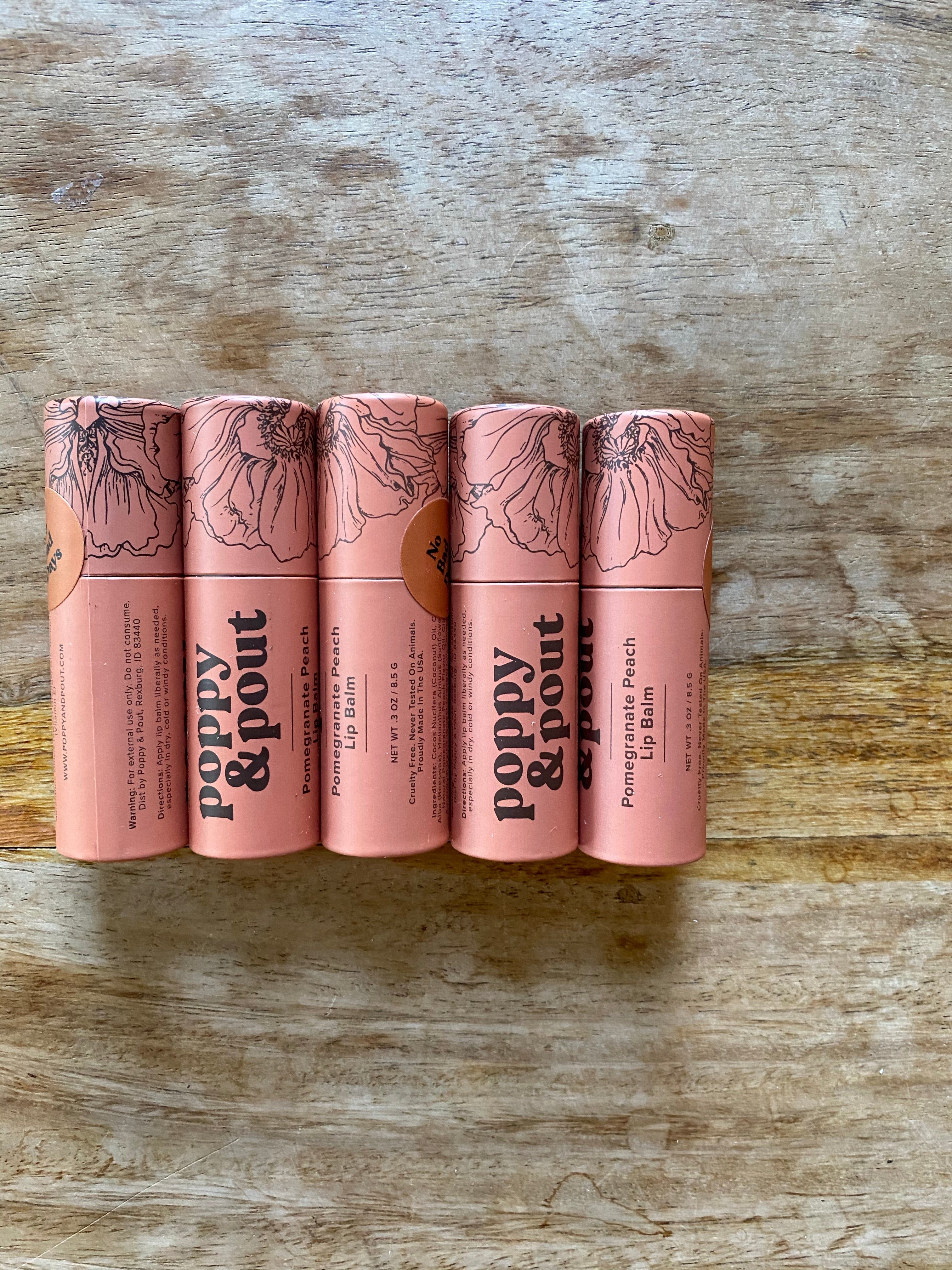 Poppy & Pout: Natural lip balms