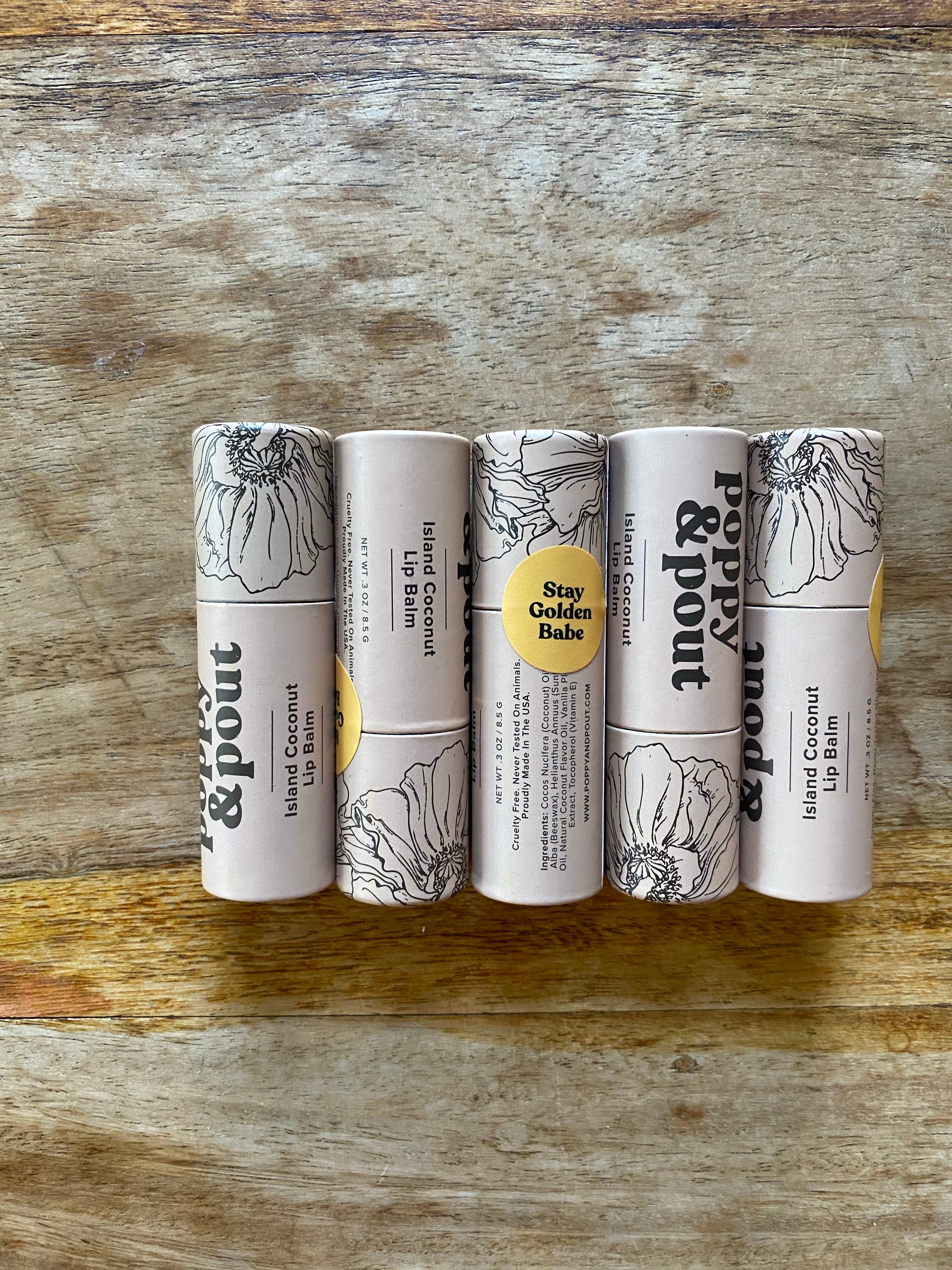 Poppy & Pout: Natural lip balms