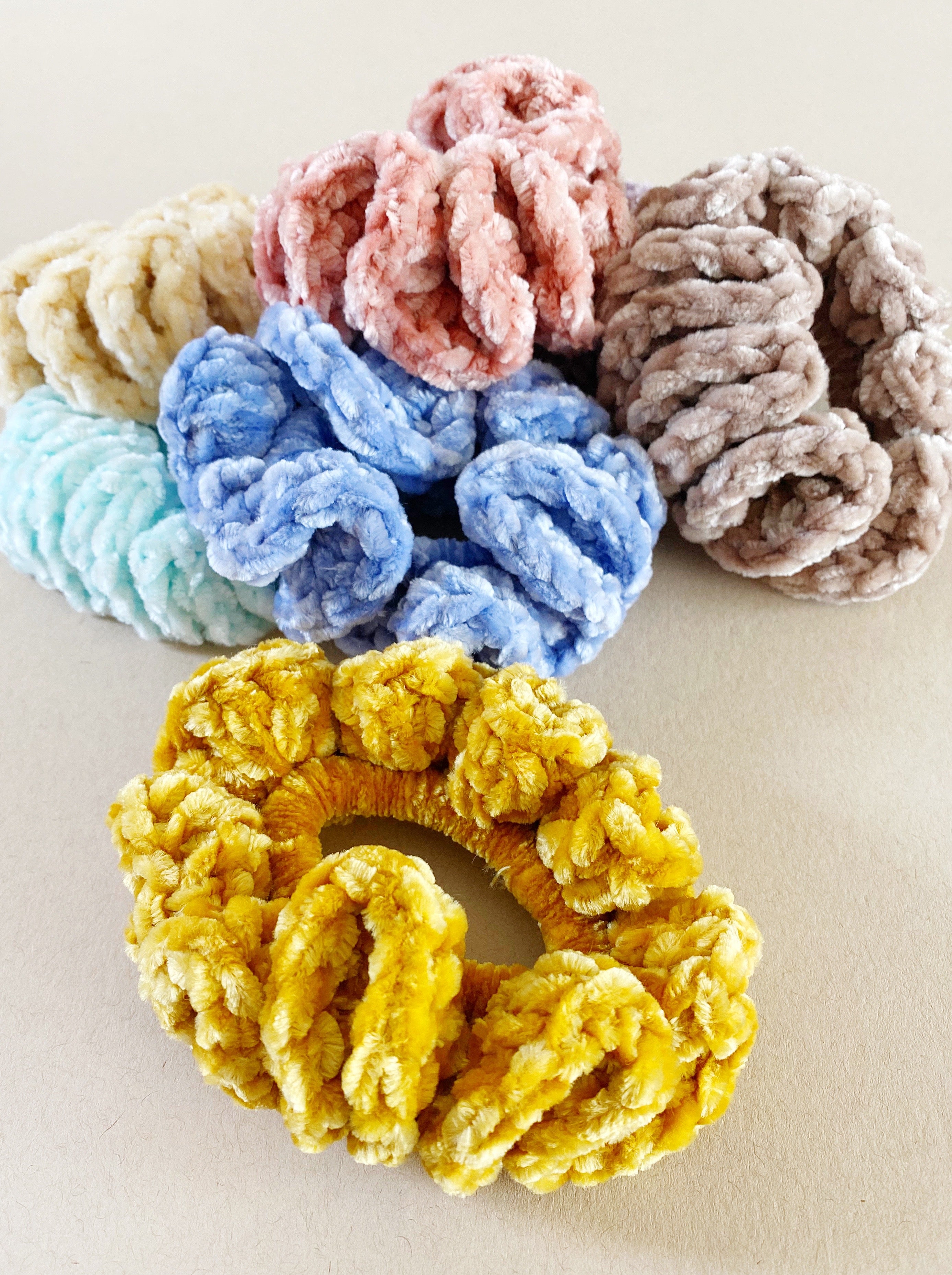 Plush Velvet Scrunchies
