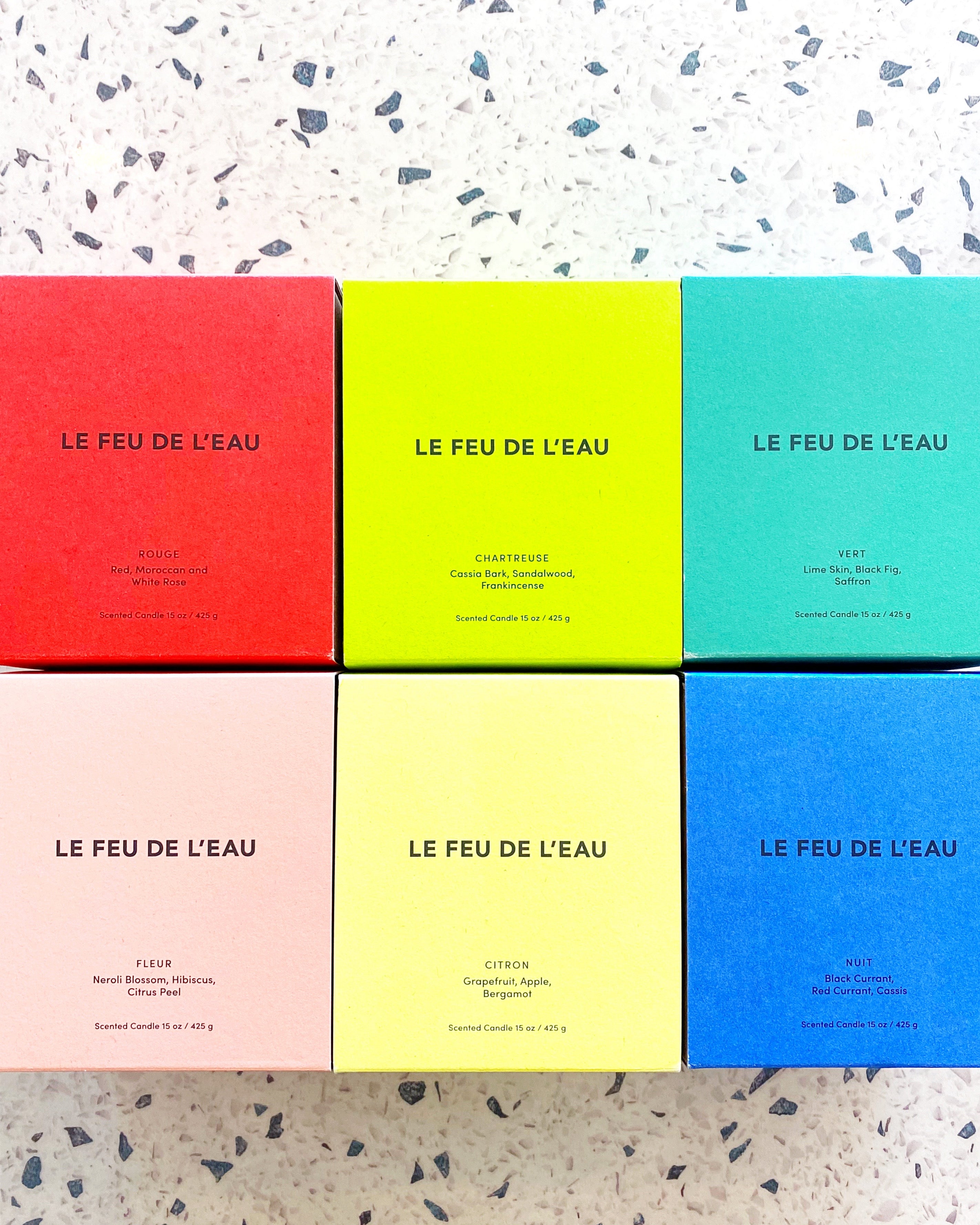 Le Feu de Leau Wax Jar Candles - Multiple Scents